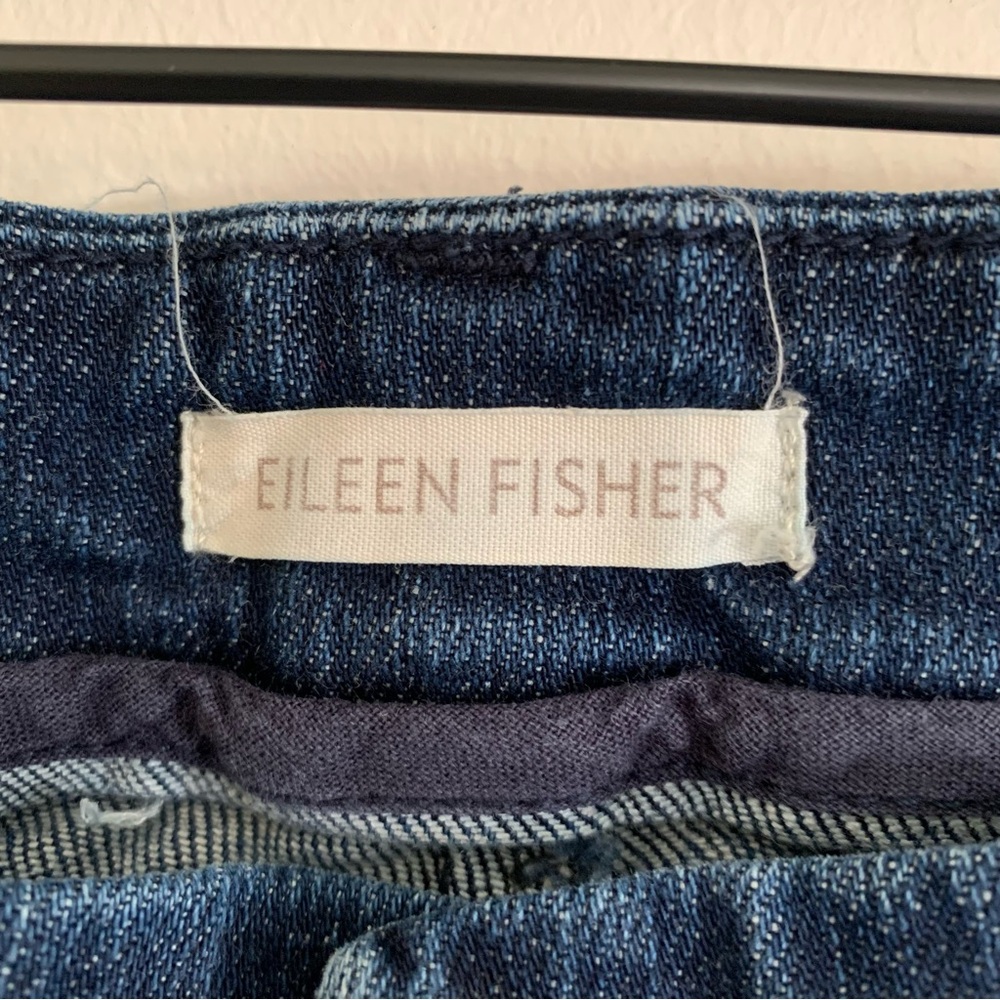 EILEEN FISHER Straight Leg Denim Trouser Jeans Size 8 - Picture 3 of 7
